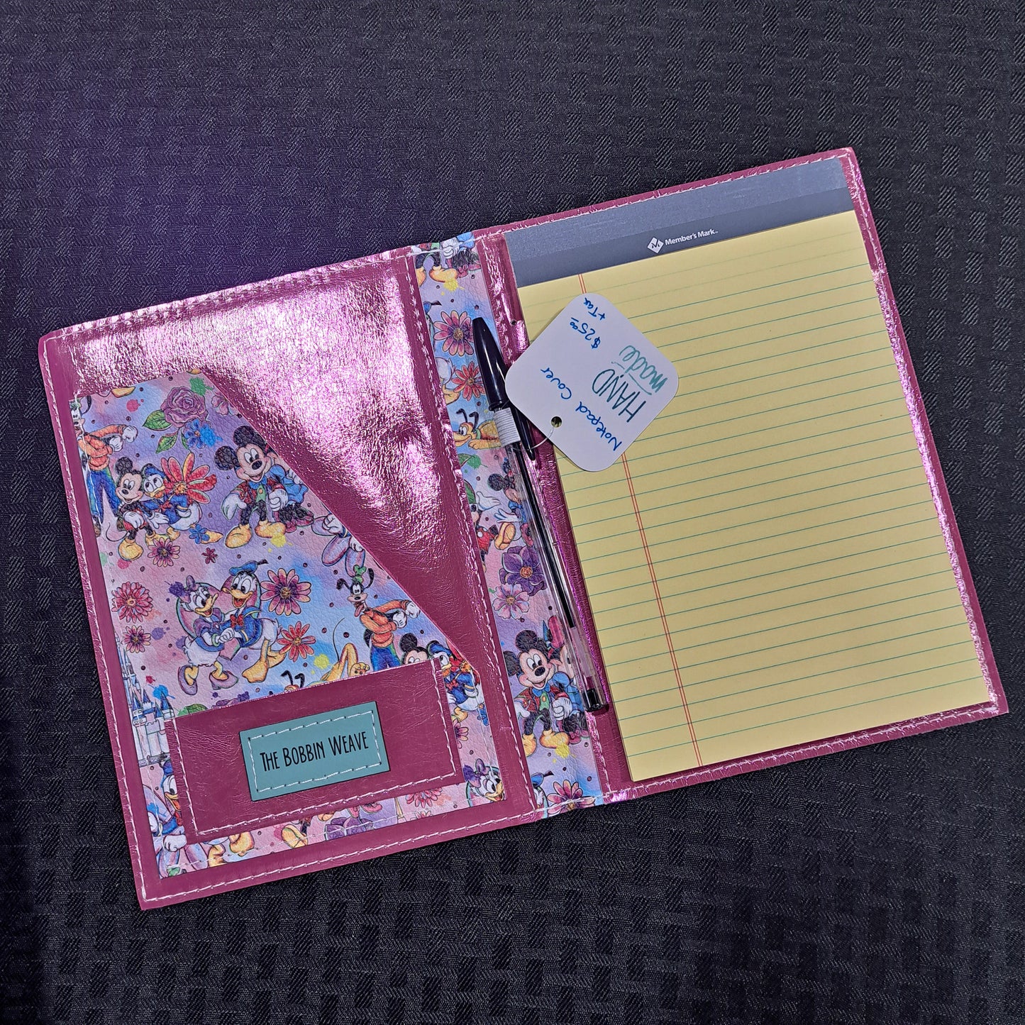 Pink Classic Notepad Cover