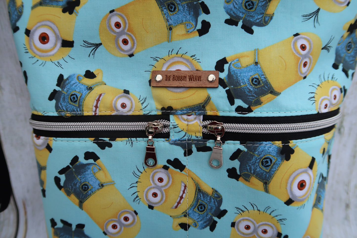 Yellow Helpers Drawstring Backpack