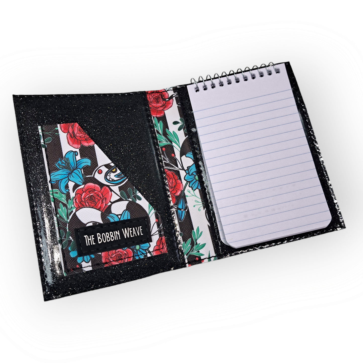 Floral Worm Mini Notepad Cover